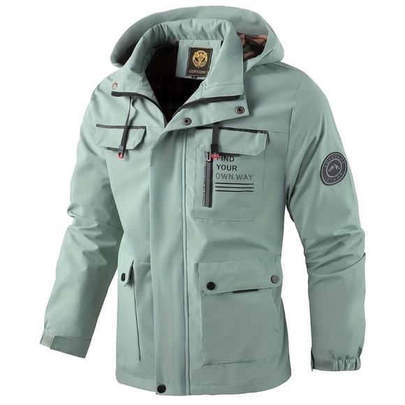 New Mens Versatile Waterproof Hiking Jacket Multiple Sizes